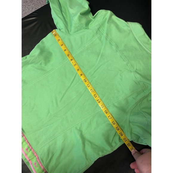 Quacker Factory Green /Pink Denim Jacket W/Rhinestone Buttons Whale Print "XL" - Picture 8 of 9